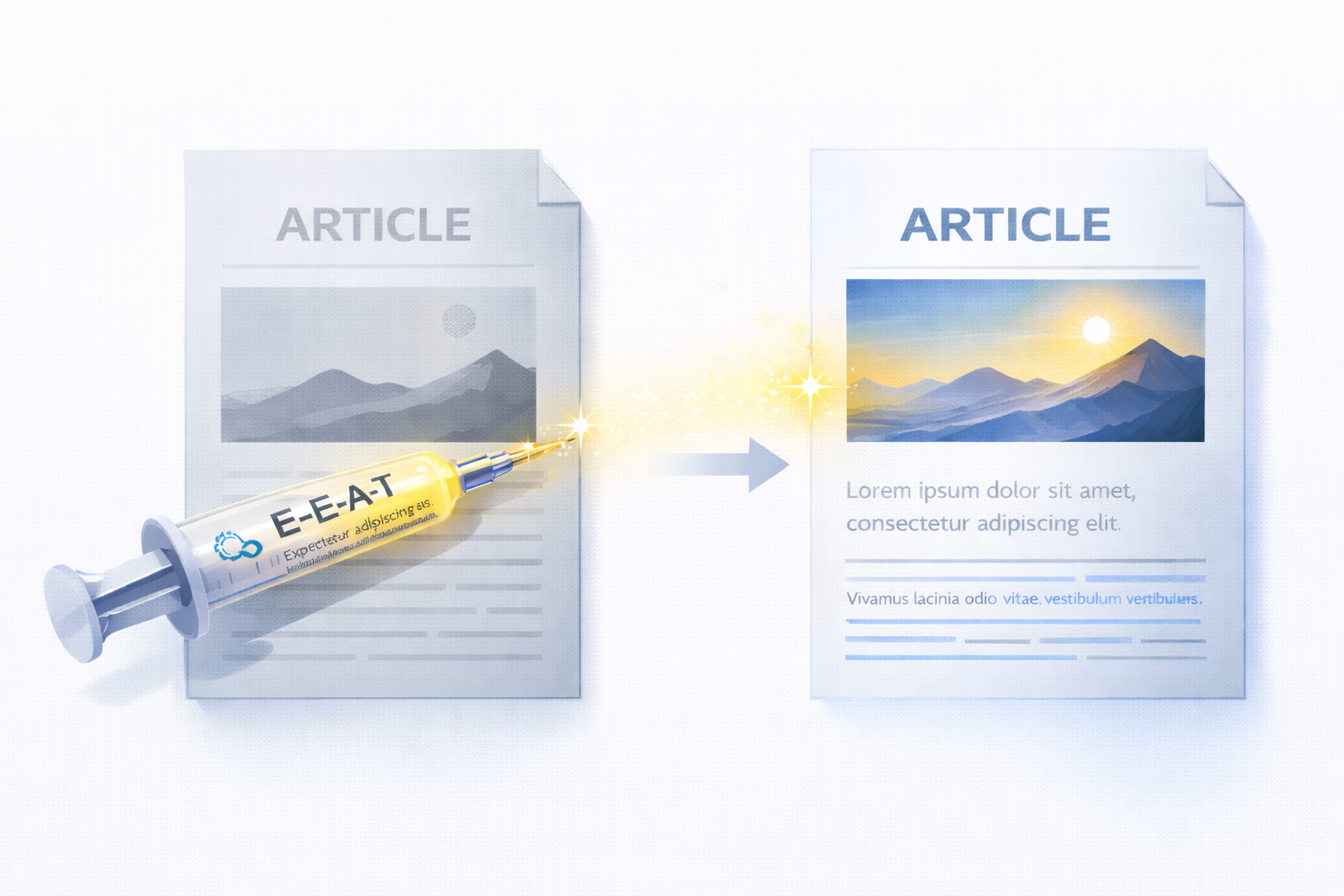 A central hub icon labeled 'Core Article' with a Rephrazo-ai logo. From this hub, multiple spokes extend to various platform icons: a blog icon, a LinkedIn icon, a Twitter icon, and a newsletter icon. Each spoke is labeled with a different repurposed content format (e.g., 'Blog Post,' 'LinkedIn Article,' 'Tweet Thread,' 'Newsletter Summary').